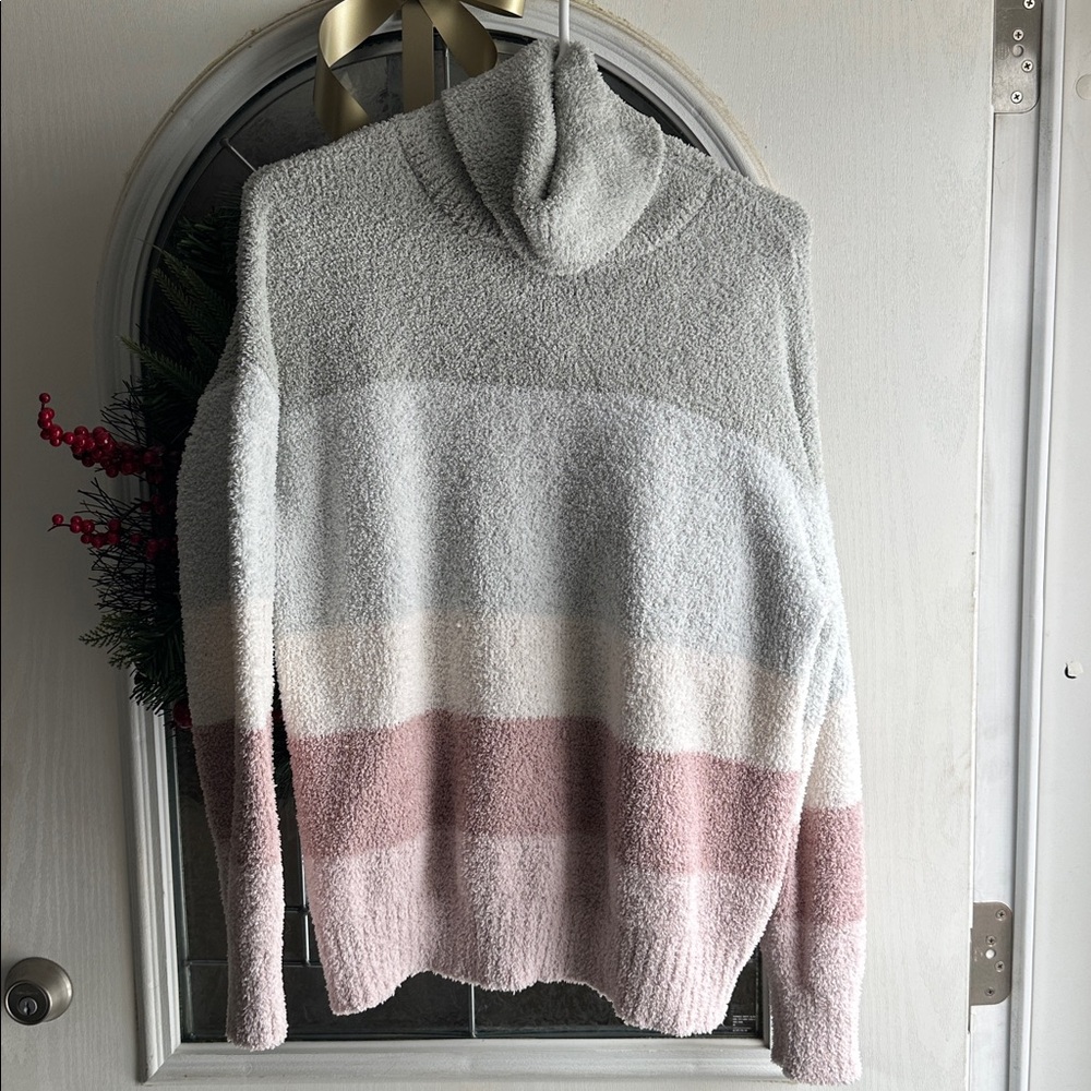 Pink Republic Multicolor turtleneck  Neck Sweater- unbelievably warm&soft! Sz XL